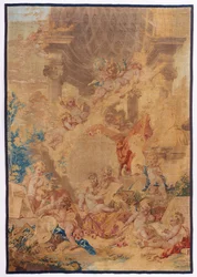 Les genies des Arts、1761（ウール＆シルク）